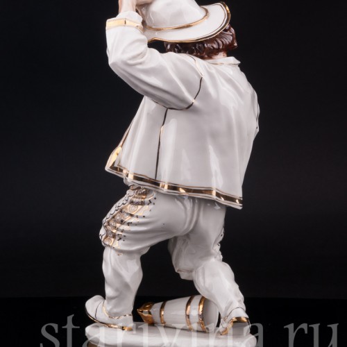 Статуэтка из фарфора Выпивоха с кувшином, Algora, Испания, вт. пол. 20 в.