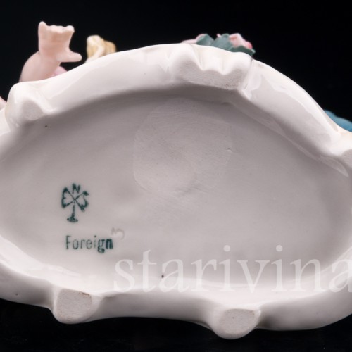 Фарфорвая статуэтка Дети с букетом цветов, Karl Ens, Германия, 1920-30 гг.