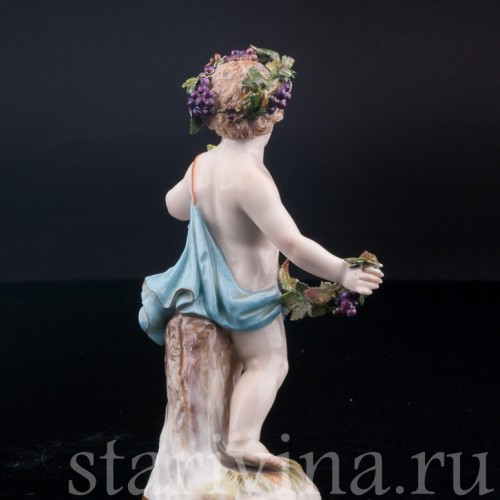 Малыш с виноградом, аллегория осени, Meissen, Германия, кон. 19 - нач. 20 вв.