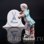 Фигурка из фарфора Мальчик, играющий на флейте, миниатюра, Meissen, Германия, кон. 19 - нач. 20 вв.