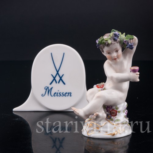 Пути с виноградом, аллегория осени, Meissen, Германия, сер. 19 - нач. 20 вв.