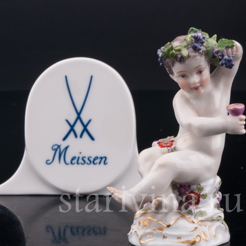 Пути с виноградом, аллегория осени, Meissen, Германия, сер. 19 - нач. 20 вв.