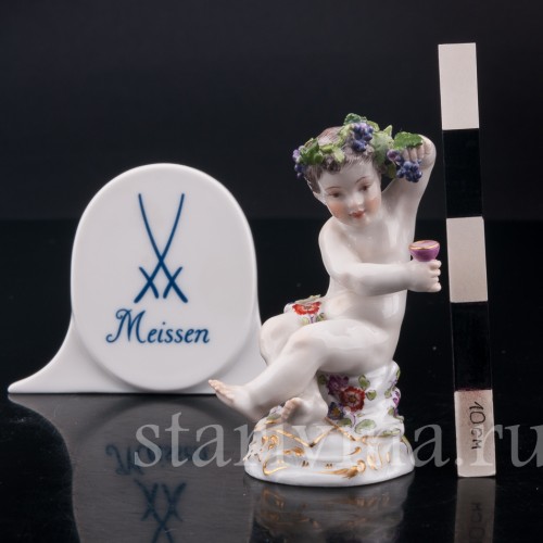 Пути с виноградом, аллегория осени, Meissen, Германия, сер. 19 - нач. 20 вв.