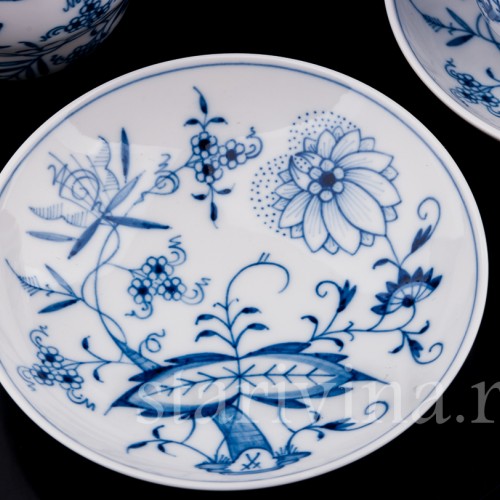 Две чайных пары и чайник, Meissen, Германия, вт. пол. 20 в