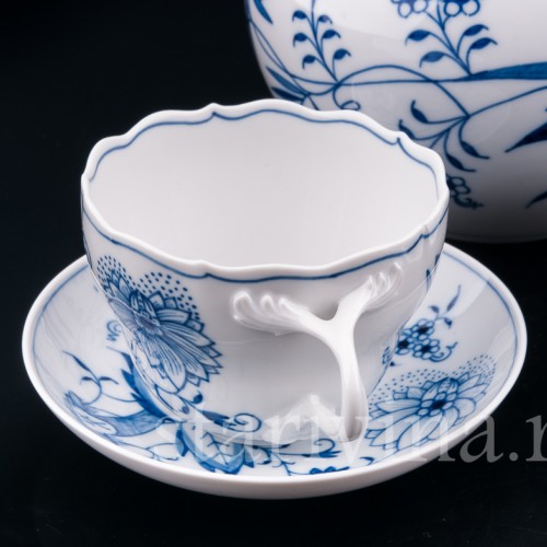 Две чайных пары и чайник, Meissen, Германия, вт. пол. 20 в