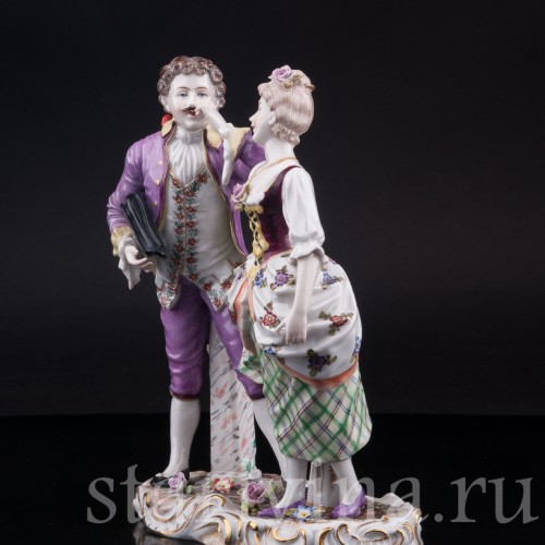 Статуэтка из фарфора Галантная пара, Германия, нач. 20 в.