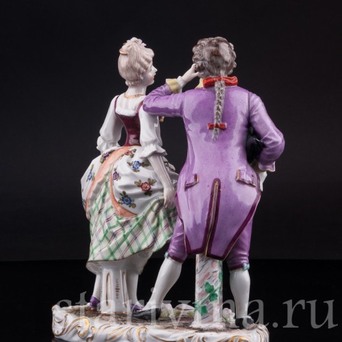 Статуэтка из фарфора Галантная пара, Германия, нач. 20 в.
