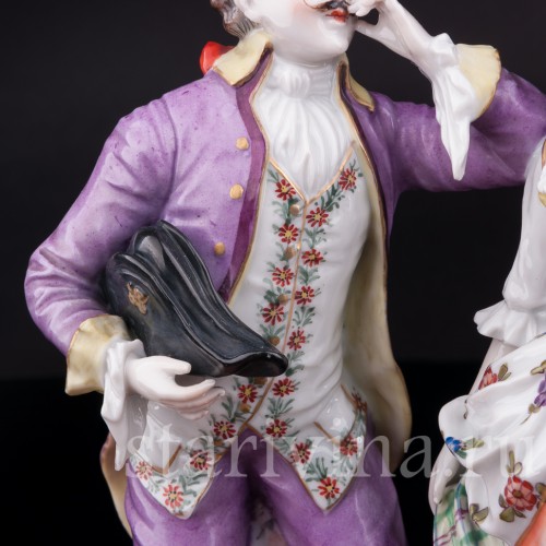 Статуэтка из фарфора Галантная пара, Германия, нач. 20 в.