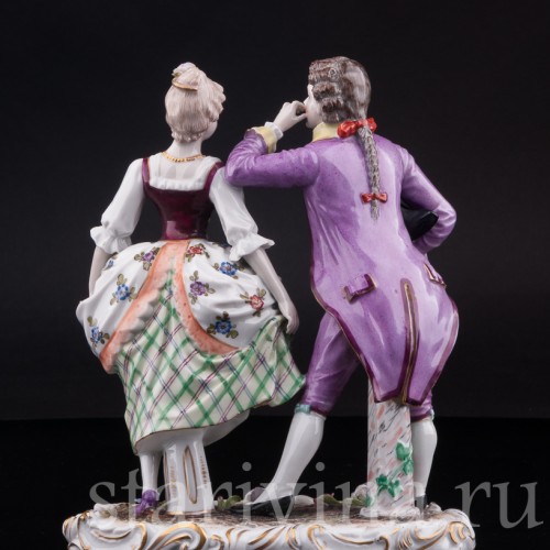Статуэтка из фарфора Галантная пара, Германия, нач. 20 в.