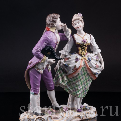 Статуэтка из фарфора Галантная пара, Германия, нач. 20 в.