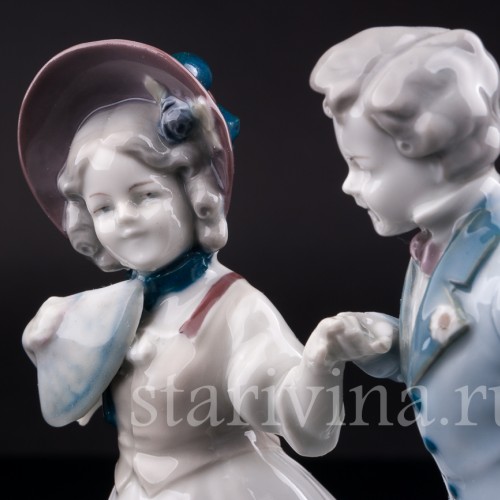 Фарфорвая статуэтка Первое свидание, Goebel, Германия, нач. 20 в.