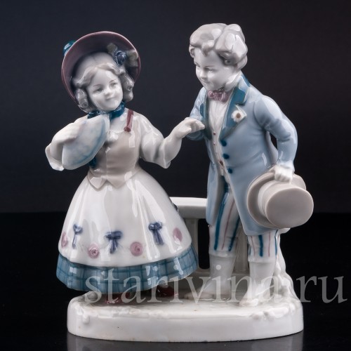 Фарфорвая статуэтка Первое свидание, Goebel, Германия, нач. 20 в.