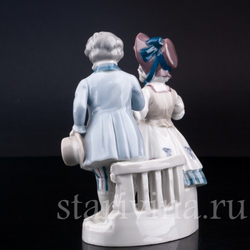 Фарфорвая статуэтка Первое свидание, Goebel, Германия, нач. 20 в.