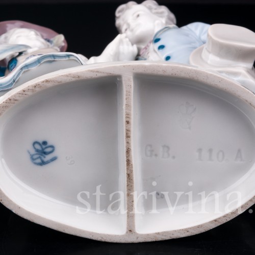 Фарфорвая статуэтка Первое свидание, Goebel, Германия, нач. 20 в.