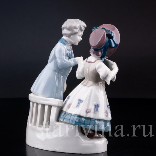 Фарфорвая статуэтка Первое свидание, Goebel, Германия, нач. 20 в.
