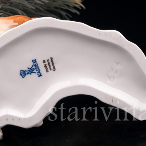 Фарфорвая статуэтка Олениха с олененком, Alka Kaiser, Германия, вт. пол. 20 в.