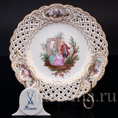 Десертный сервиз, Meissen, Германия, сер.19 - нач.20 вв