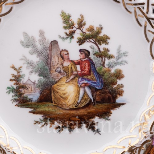 Десертный сервиз, Meissen, Германия, сер.19 - нач.20 вв