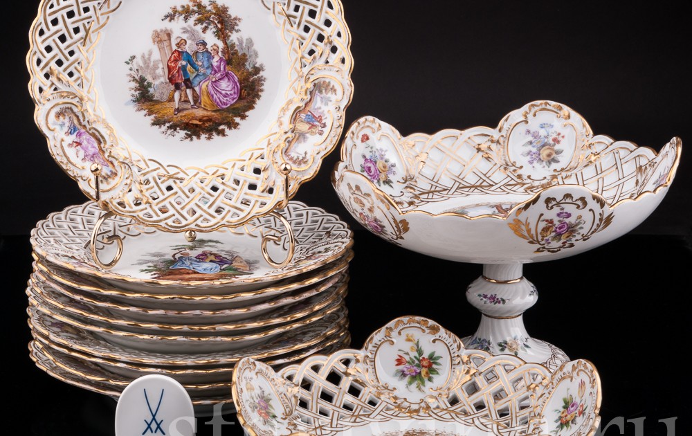 Купить десертный сервиз, Meissen по цене 650 000 руб. - Старивина
