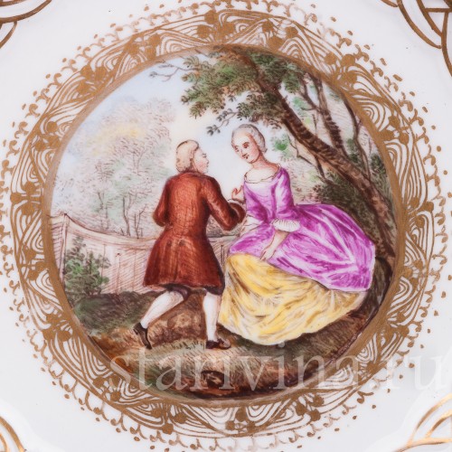 Десертный сервиз, Meissen, Германия, сер.19 - нач.20 вв