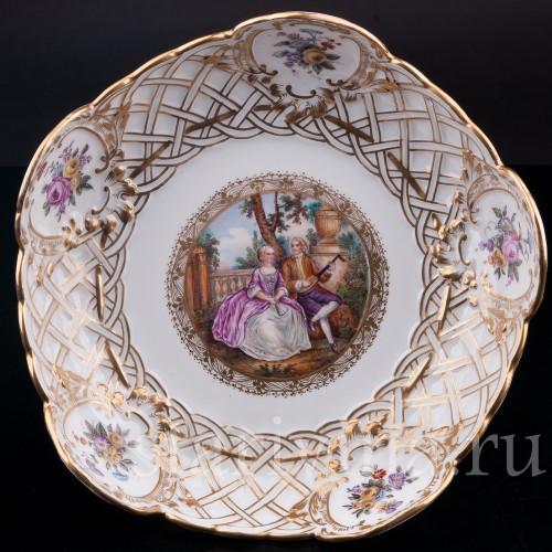 Десертный сервиз, Meissen, Германия, сер.19 - нач.20 вв