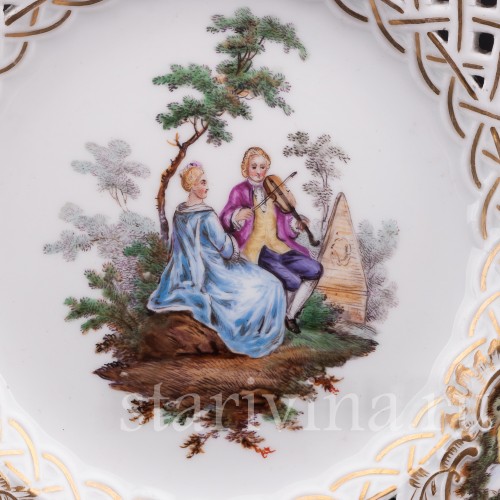 Десертный сервиз, Meissen, Германия, сер.19 - нач.20 вв