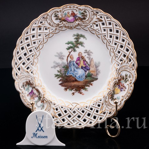 Десертный сервиз, Meissen, Германия, сер.19 - нач.20 вв
