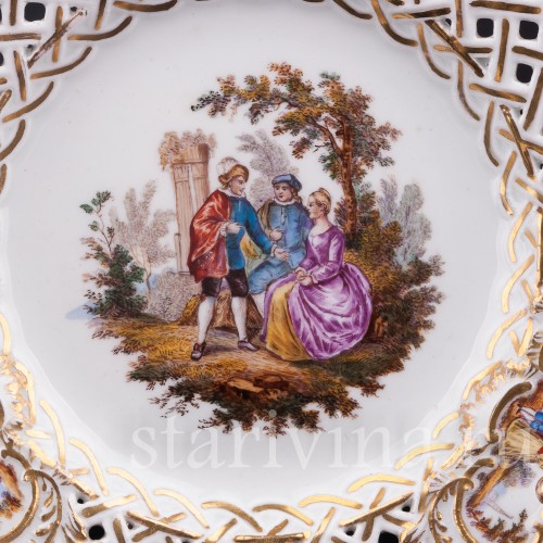 Десертный сервиз, Meissen, Германия, сер.19 - нач.20 вв
