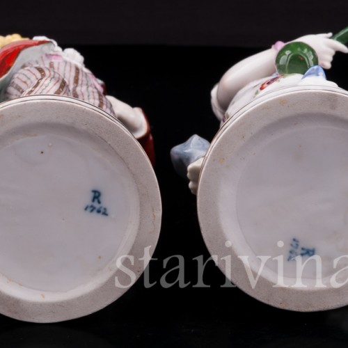 Фарфорвая статуэтка Галантная пара, Германия, кон. 19 в.