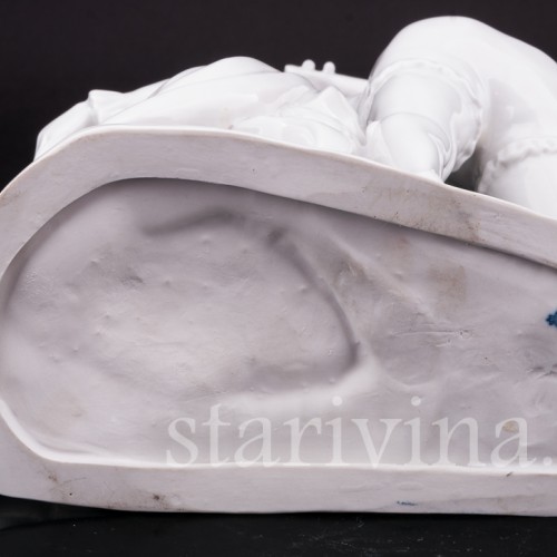 Фарфорвая статуэтка пары Арлекин с дамой, Volkstedt, Германия, после 1935 г.