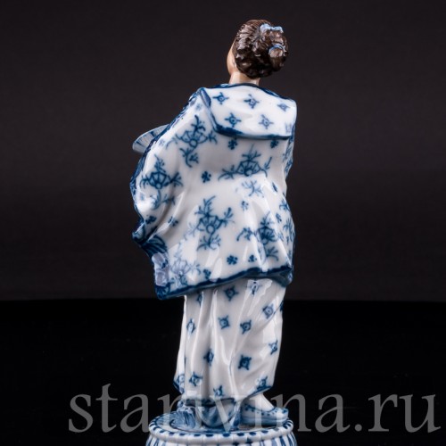 Фигурка из фарфора Китаянка с шаром, Volkstedt, Германия, кон. 19 в.