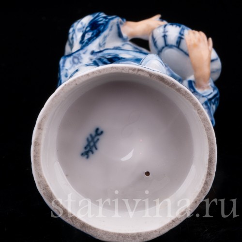 Фигурка из фарфора Китаянка с шаром, Volkstedt, Германия, кон. 19 в.