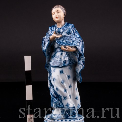 Фигурка из фарфора Китаянка с шаром, Volkstedt, Германия, кон. 19 в.
