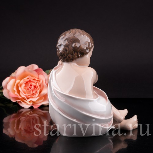 Фигурка из фарфора Бутон розы Royal Copenhagen, Дания, 1965 г.