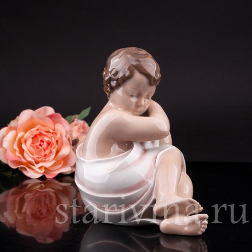 Фигурка из фарфора Бутон розы Royal Copenhagen, Дания, 1965 г.