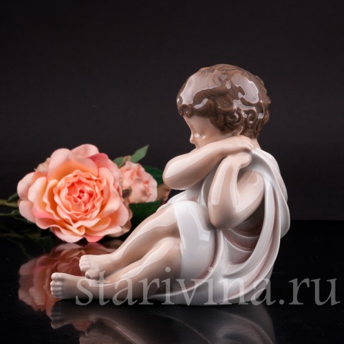 Фигурка из фарфора Бутон розы Royal Copenhagen, Дания, 1965 г.