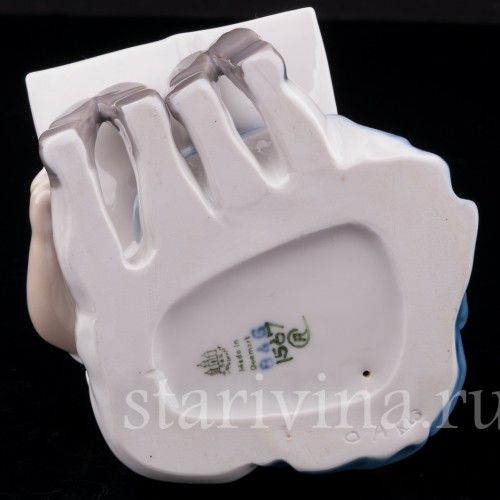 Фигурка из фарфора Малыши, читающие книжку, Bing & Grondahl, Дания, 1952-58 гг.