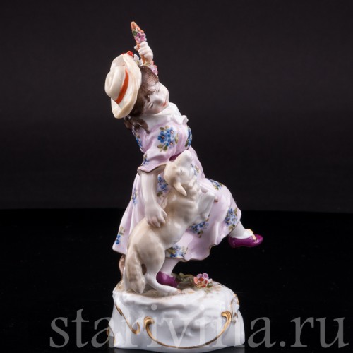 Девочка с овечкой, Karl Ens, Германия