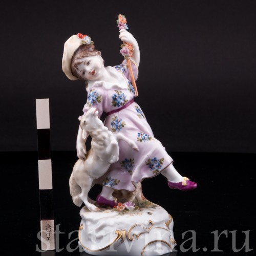 Девочка с овечкой, Karl Ens, Германия