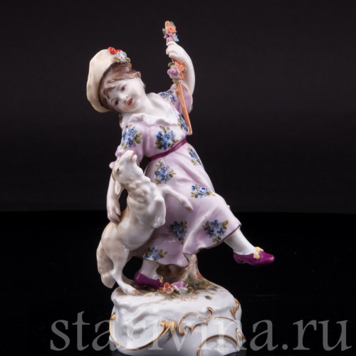 Девочка с овечкой, Karl Ens, Германия