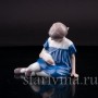 Фигурка из фарфора Девочка с куклой, Royal Copenhagen, Дания, кон. 20 в.