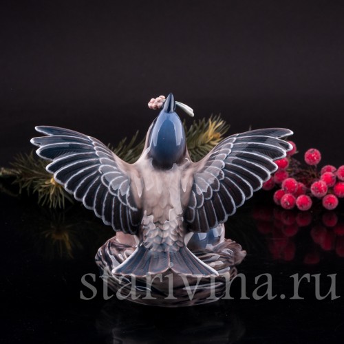 Птица на гнезде, Dahl Jensen, Дания, сер 20 в.