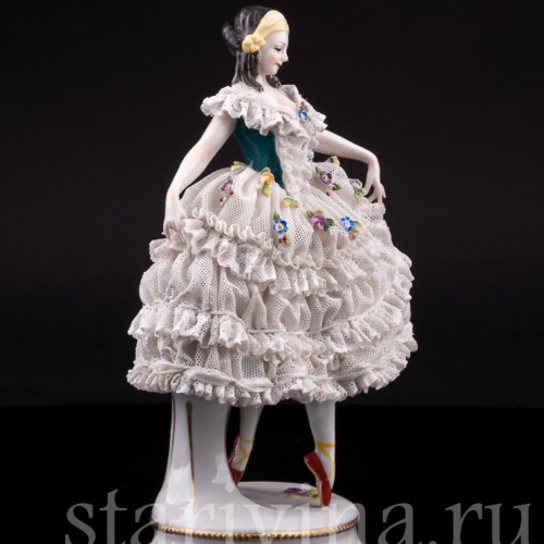 Балерина, кружевная, Volkstedt, Германия, нач. 20 в.