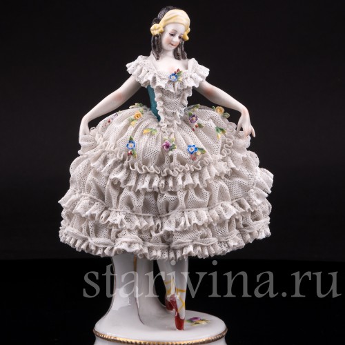 Балерина, кружевная, Volkstedt, Германия, нач. 20 в.
