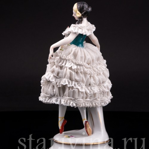 Балерина, кружевная, Volkstedt, Германия, нач. 20 в.