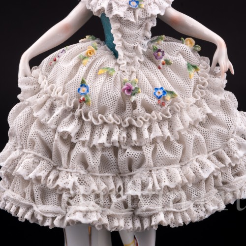 Балерина, кружевная, Volkstedt, Германия, нач. 20 в.