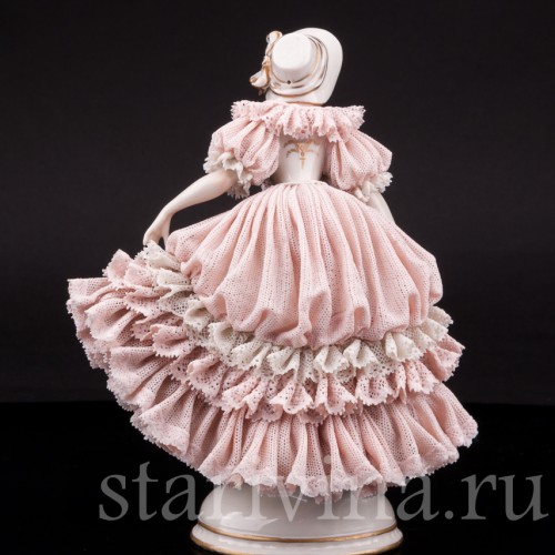 Девушка в капоре, кружевная, Ackermann & Fritze, Германия