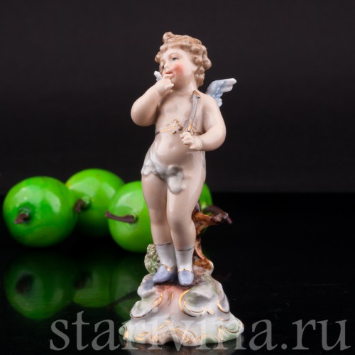 Ангелочек, миниатюра, Volkstedt, Германия, кон. 19 в.