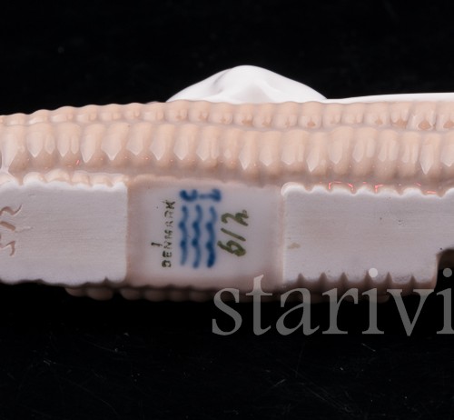 Фарфорвая статуэтка Мышь на кукурузе, Royal Copenhagen, Дания, 1967 г.