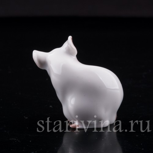 Фарфоровая фигурка Мышь, держащая хвост, Bing & Grondahl, Дания, вт. пол. 20 в.